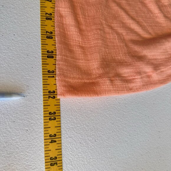 SONOMA GFL Popover Top Women's Plus 3X Carolina Peach Long Sleeve Top Y Neck - Picture 5 of 11